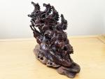 Hand-Carved Vintage Chinese Soapstone Stallion Statue