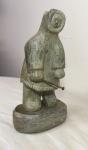 Hand Carved Soapstone Inuit Eskimo Figure Statue