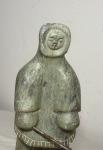 Hand Carved Soapstone Inuit Eskimo Figure Statue