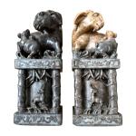Hand Carved Chinese Soapstone Animal Seal Stamps