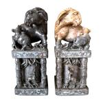 Hand Carved Chinese Soapstone Animal Seal Stamps