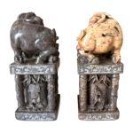 Hand Carved Chinese Soapstone Animal Seal Stamps