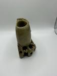 Chinese Vintage Hand-Carved Soapstone Double Vase