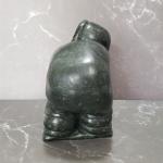 Jade Green Eskimo Soapstone Carving by Juanisi