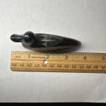 Hand-Carved Black Soapstone Bird Figurines