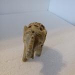 Elephant Family Soapstone Carving with Baby