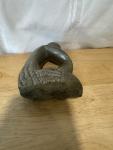 Hand-Carved Soapstone Thinking Man Statue