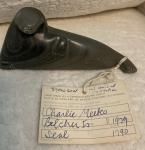 Vintage 1979 Soapstone Seal Sculpture by Charlie Meeko