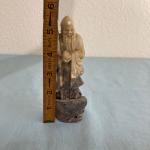 Chinese Soapstone Shou Lao Figurine for Longevity