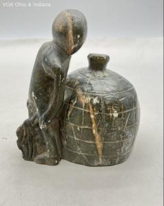 Inuit Soapstone Sculpture Vintage Carving