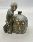 Inuit Soapstone Sculpture Vintage Carving