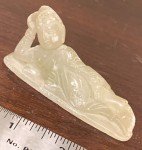 Chinese Soapstone Reclining Figure Statue 3.2