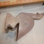 Hand-Carved Vintage Soapstone Bird Sculpture 9.5"x6.5