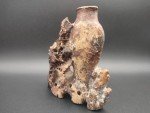 Hand Carved Vintage Chinese Soapstone Vase Sculpture
