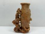 Antique Chinese Soapstone Carving Vase