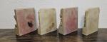 Vintage Chinese Soapstone Carved Bookends Set