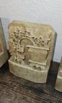 Vintage Chinese Soapstone Carved Bookends Set