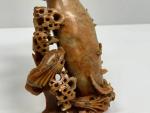 Antique Chinese Soapstone Carving Vase