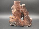 Hand Carved Vintage Chinese Soapstone Vase Sculpture
