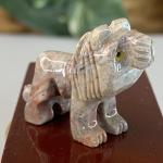 Mini Lion Soapstone Figurine - Hand Carved
