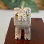 Mini Lion Soapstone Figurine - Hand Carved
