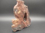 Hand Carved Vintage Chinese Soapstone Vase Sculpture