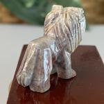 Mini Lion Soapstone Figurine - Hand Carved