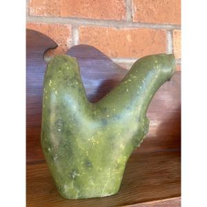 Bobby Nakoolak Inuit Soapstone Seal Sculpture