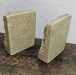 Vintage Floral Chinese Soapstone Carvings (2 pcs)