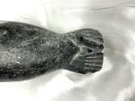 Inuit Soapstone Seal Carving Sculpture - Vintage