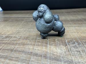 Inuit Soapstone Poodle Carving - Vintage Design