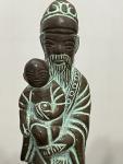Chinese Three Wise Men Soapstone Carving 5.5”