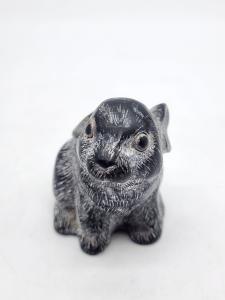 Soapstone Rabbit Carving - Handmade in Canada 2.25