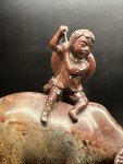 Rare Chinese Soapstone Carving: Water Buffalo Girl