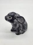 Soapstone Rabbit Carving - Handmade in Canada 2.25