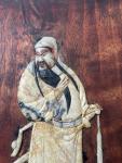 Chinese Soapstone Carved Paintings in Frames Pair