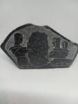 Inuit Soapstone Carving Sculpture with Igloo Tag
