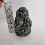 Wolf Soapstone Sculpture - Inuit Carving Art