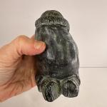 Wolf Soapstone Sculpture - Inuit Carving Art