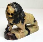 Chinese Lion Soapstone Carving, 3.25x2.5 inches