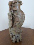 Hand-Carved Vintage Chinese Soapstone Flower Sculpture