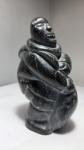 Inuit Soapstone Seal Hunter Folk Art Figurine