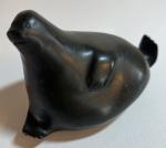 Vintage Inuit Soapstone Seal Sculpture Art