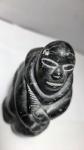 Inuit Soapstone Seal Hunter Folk Art Figurine