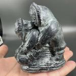 Inuit Soapstone Wolf Sculpture Figurine from Canada