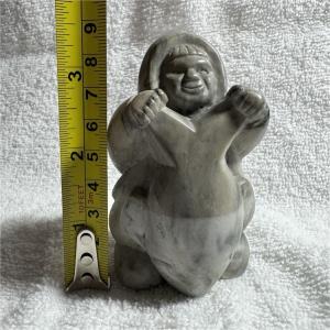 Thorn Soapstone Carving Figurine from Canada