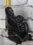 Inuit Soapstone Carving of Woman with Child
