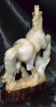 Elegant Vintage Chinese Soapstone Sculpture