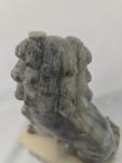 Chinese Soapstone Foo Dog Guardian Lion Statue 6