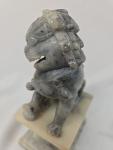 Chinese Soapstone Foo Dog Guardian Lion Statue 6